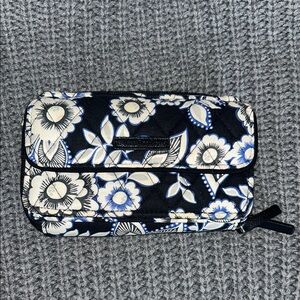Vera Bradley Black and White Floral Crossbody Bag